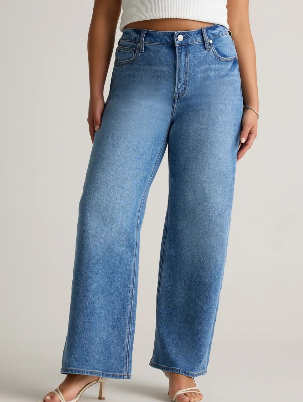 Quince Bella Stretch Relaxed Straight Jeans